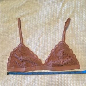 Lace Bralette in Dusty Pink